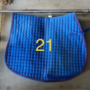 Used English saddle pads-listed individually to purchase